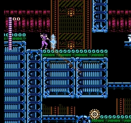 une photo d'Ã©cran de Blue Shadow sur Nintendo Nes